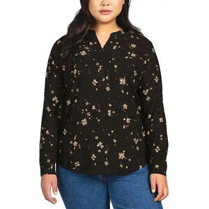 Hilary Radley womens Long Sleeve Blouse